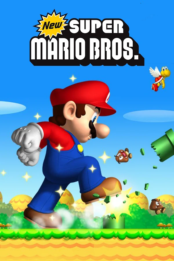 New Super Mario Bros. — обложка игры