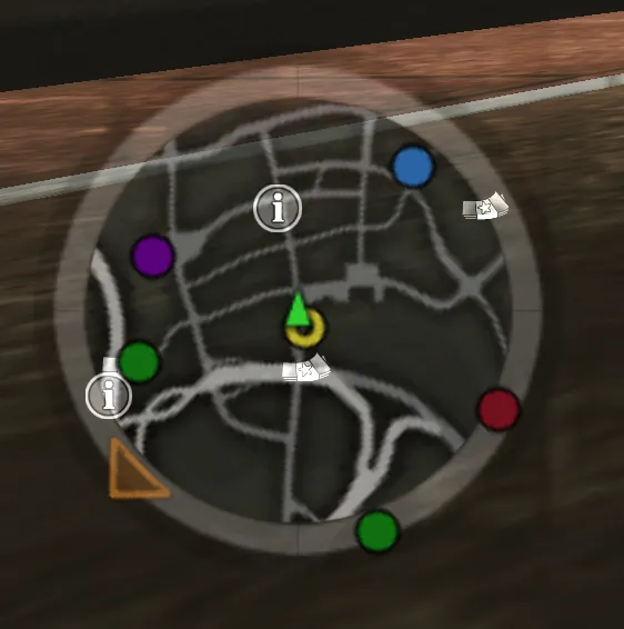 NFS Underground 2 — дополнительные значки на миникарте